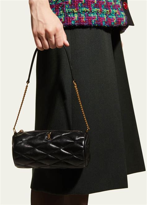 ysl sade small|Saint Laurent Sade Small YSL Tube Shoulder Bag in Quilted Suede.